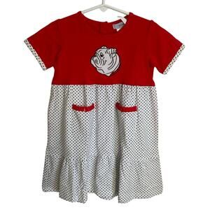 Ishtex Bulldog‎ Applique Dress NWT size 3